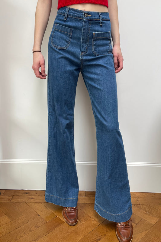 Tine Flare Denim Trousers