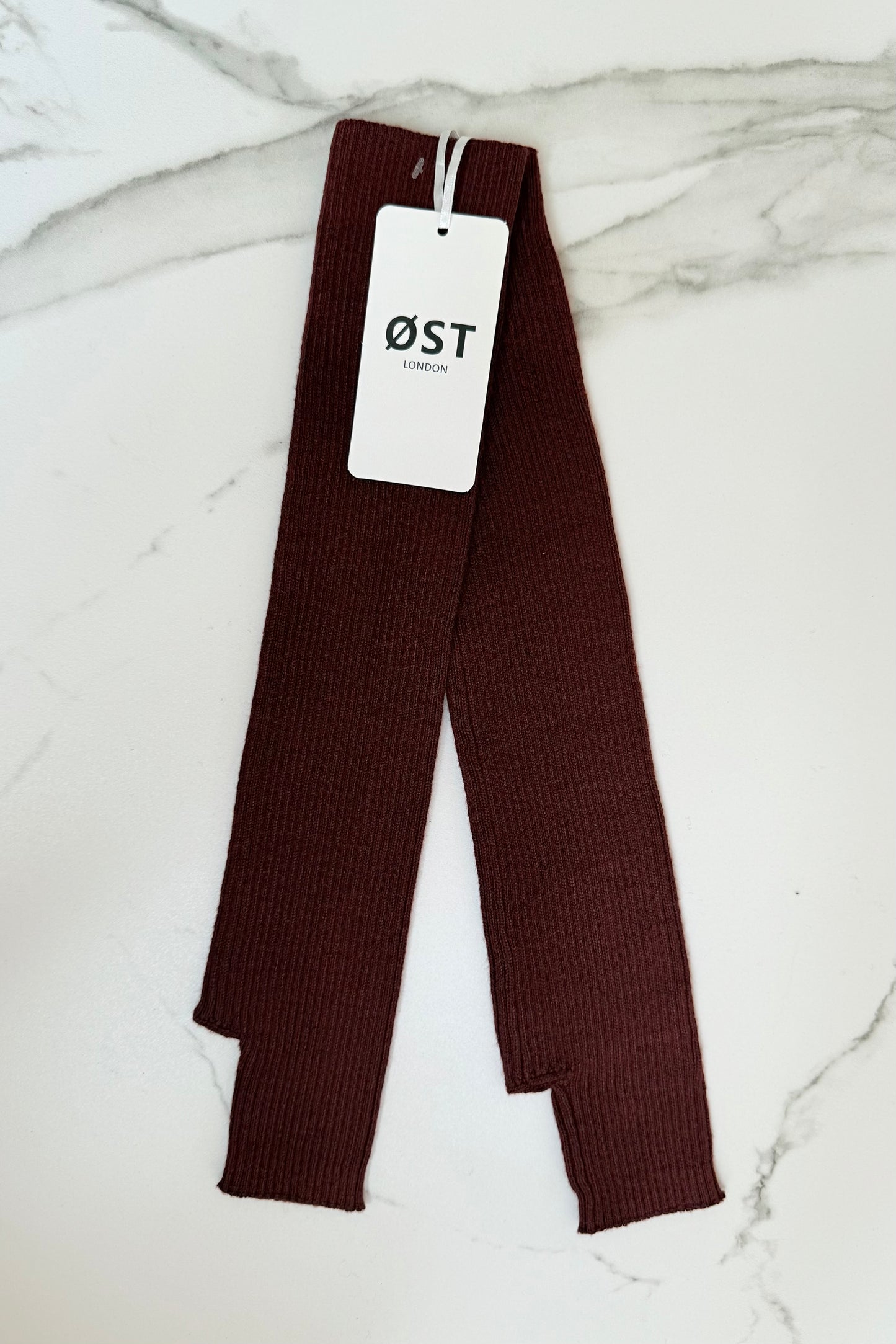 Thyra Long Chasmere Mittens -Bordeaux