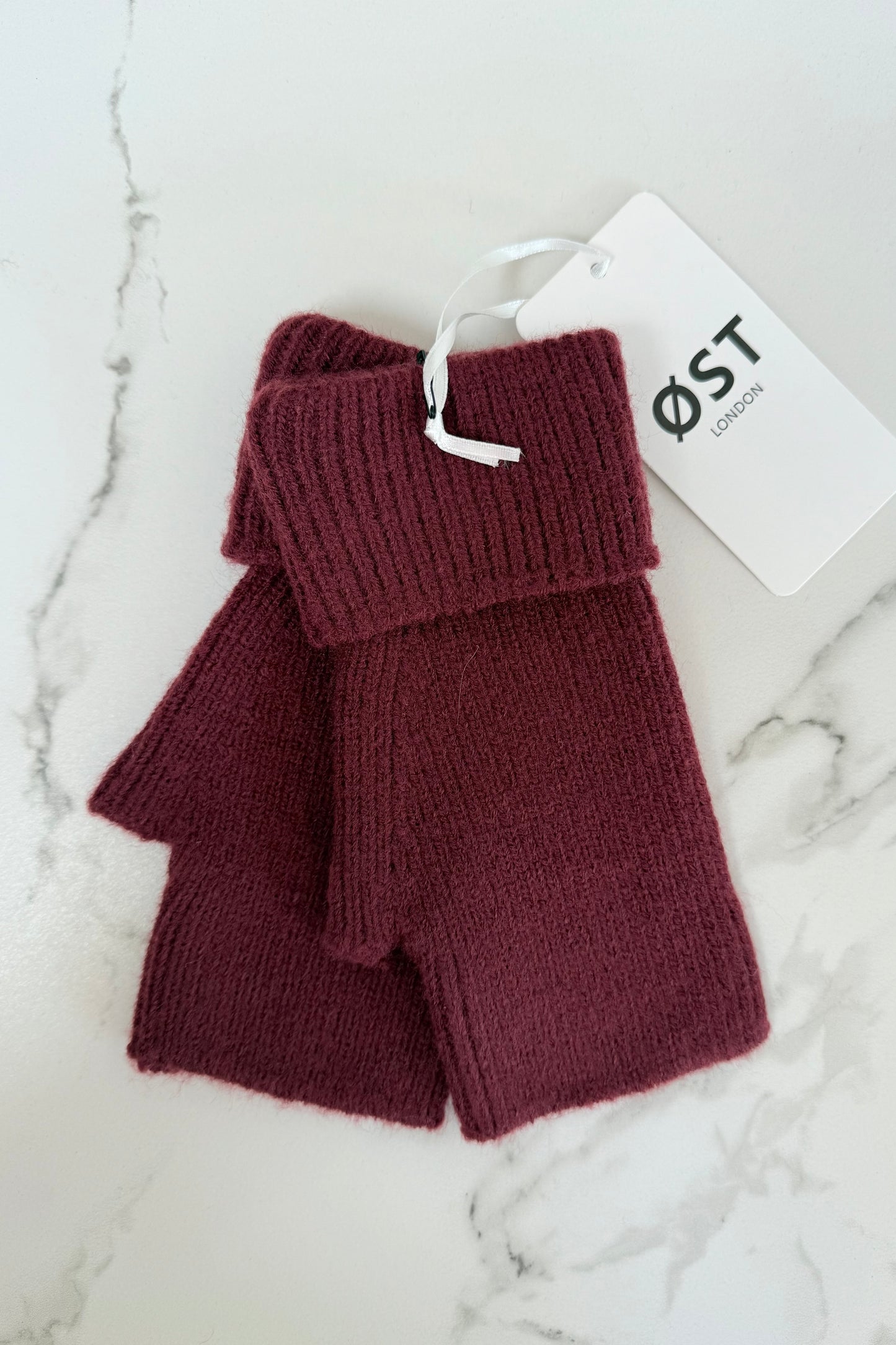 Ellen Wool Mittens -Bordeaux