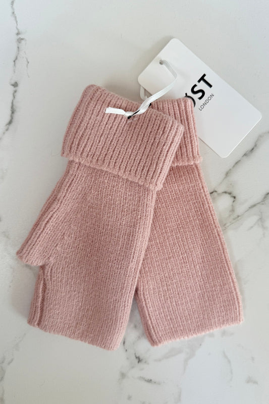 Ellen Wool Mittens -Rosa
