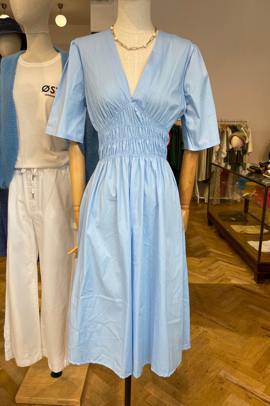 Martha Dress in Light Blue