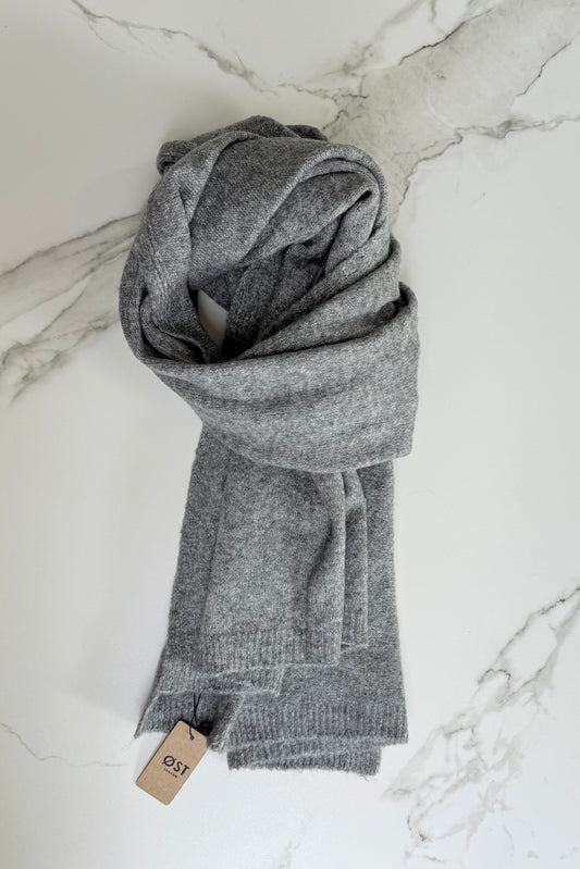 Copenhagen Wool Scarf -Grey