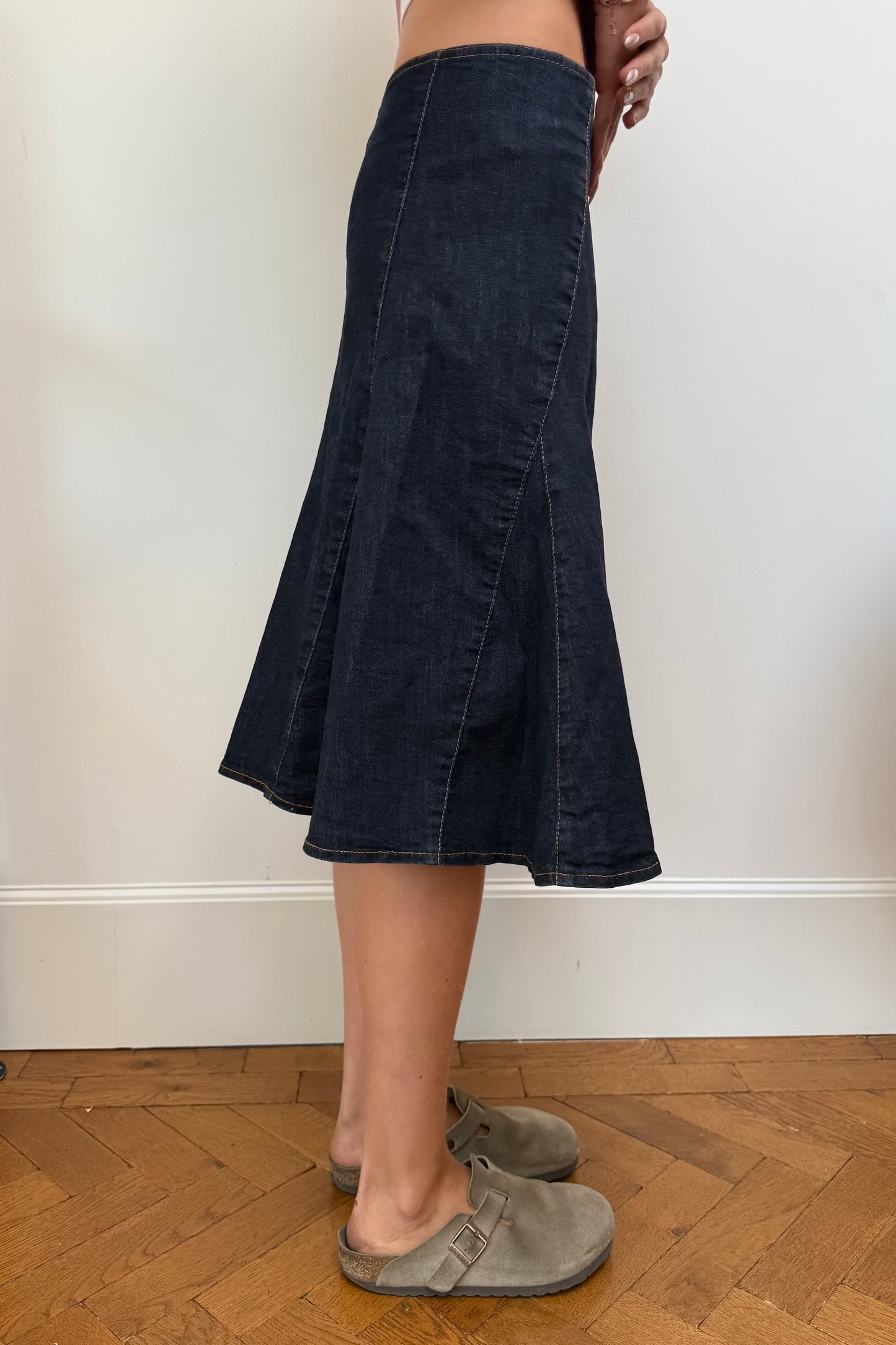 Laura Skirt -Dark Denim