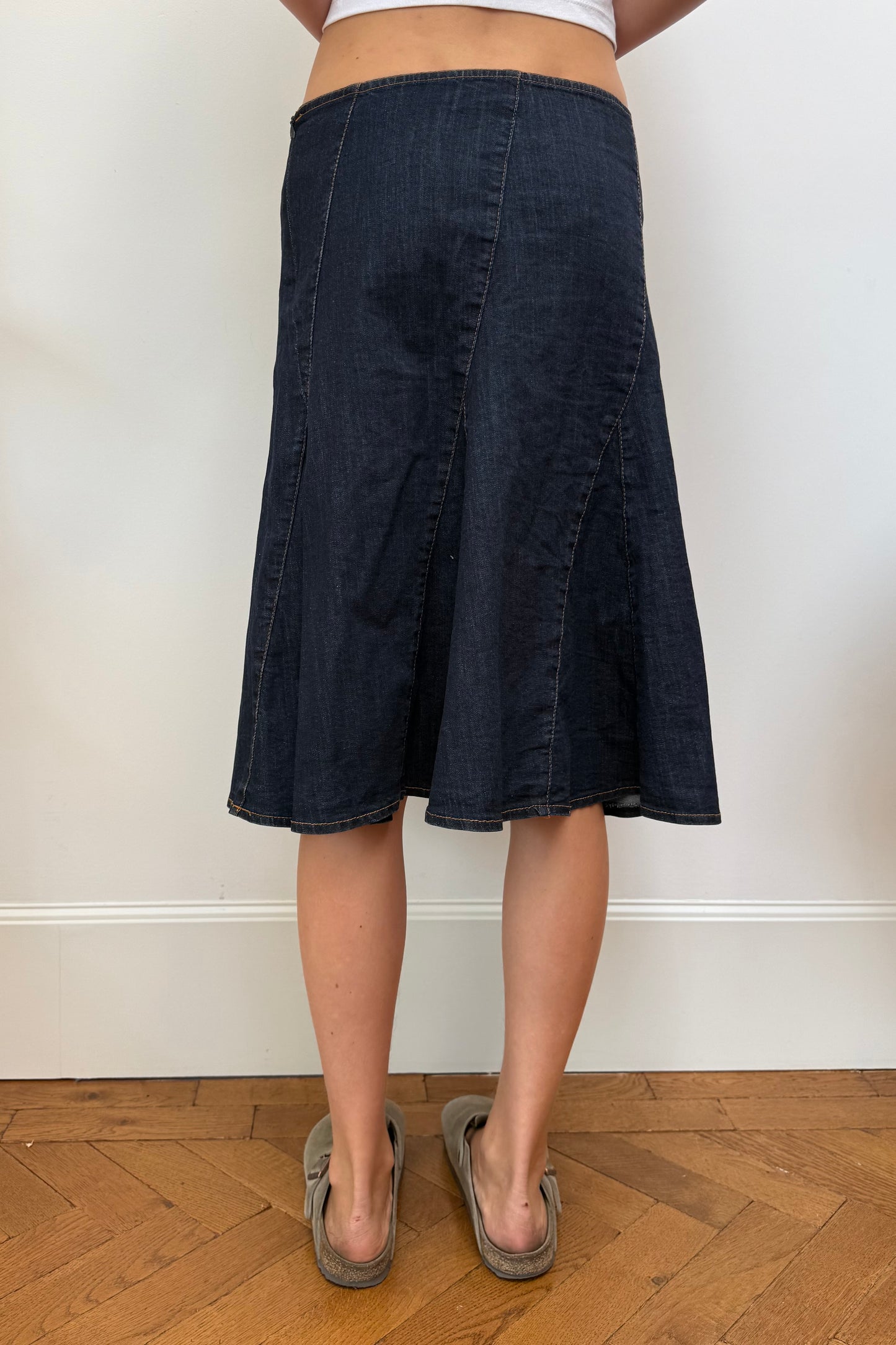 Laura Skirt -Dark Denim