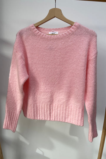 Pink mohair jumper