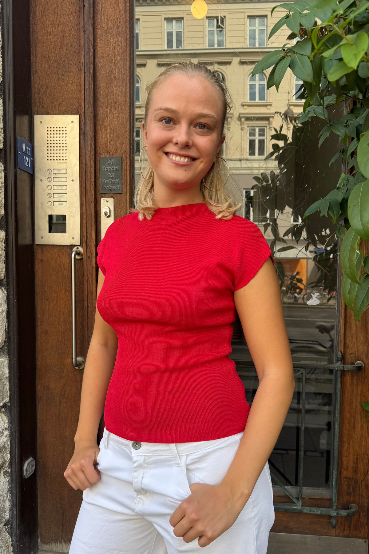 Søs Sleveless Top -Red - Øst London