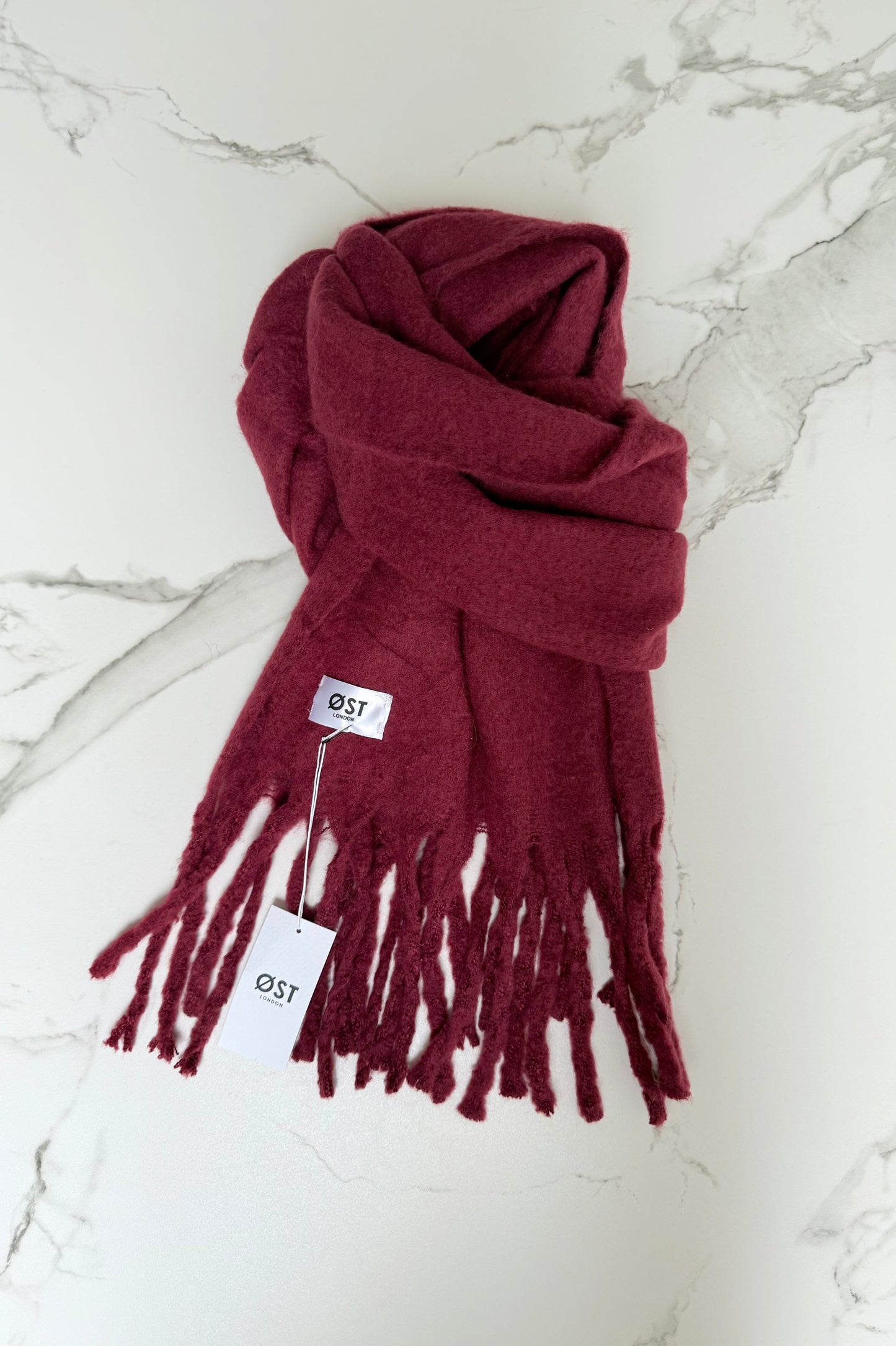 Pernille Scarf -Burgundy