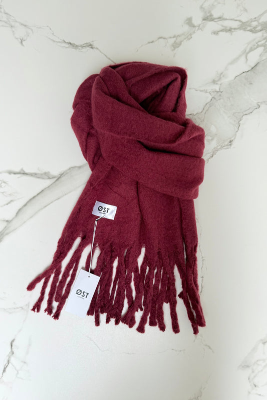 Pernille Scarf -Burgundy