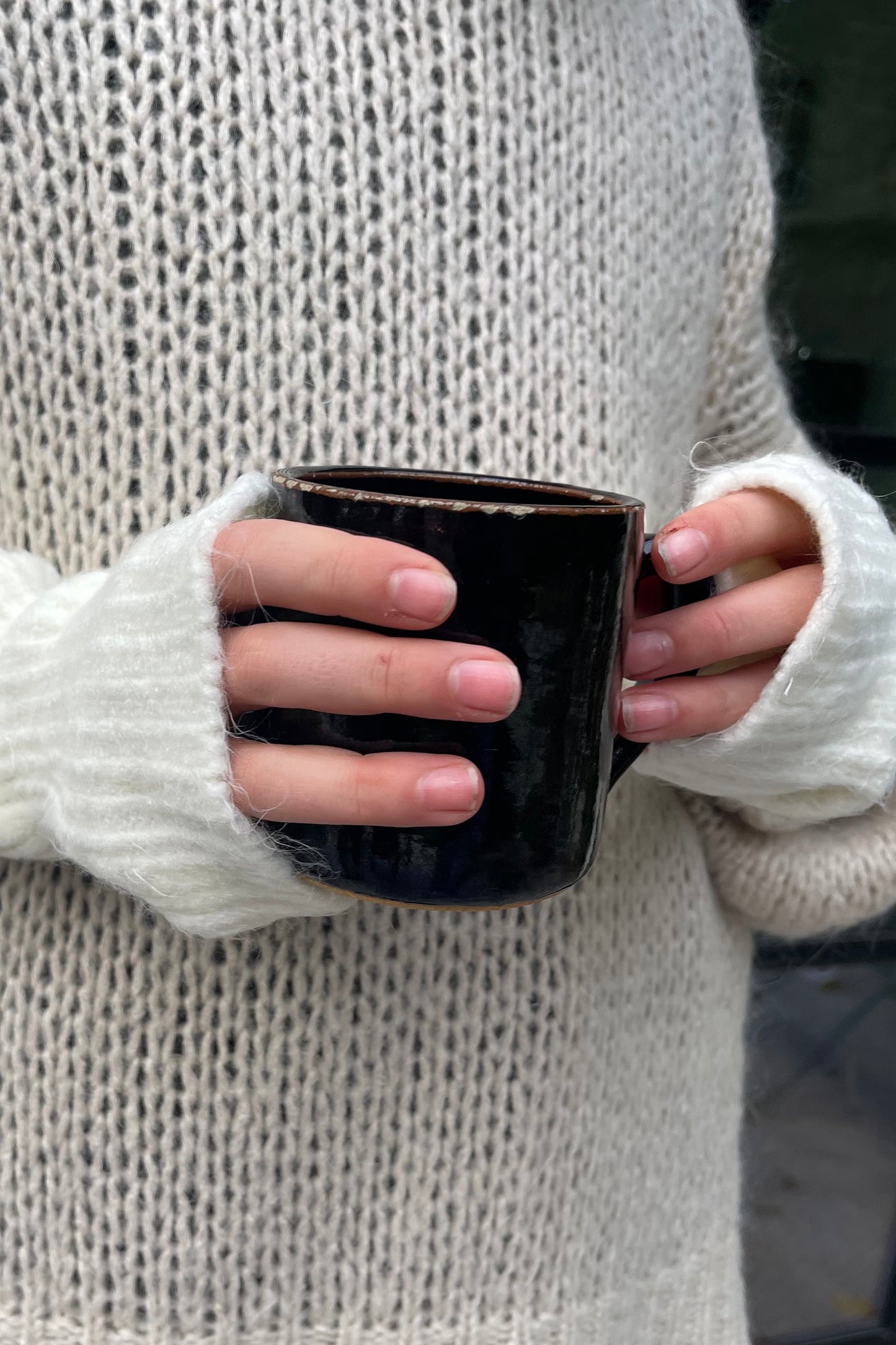 wool mittens fingerless gloves