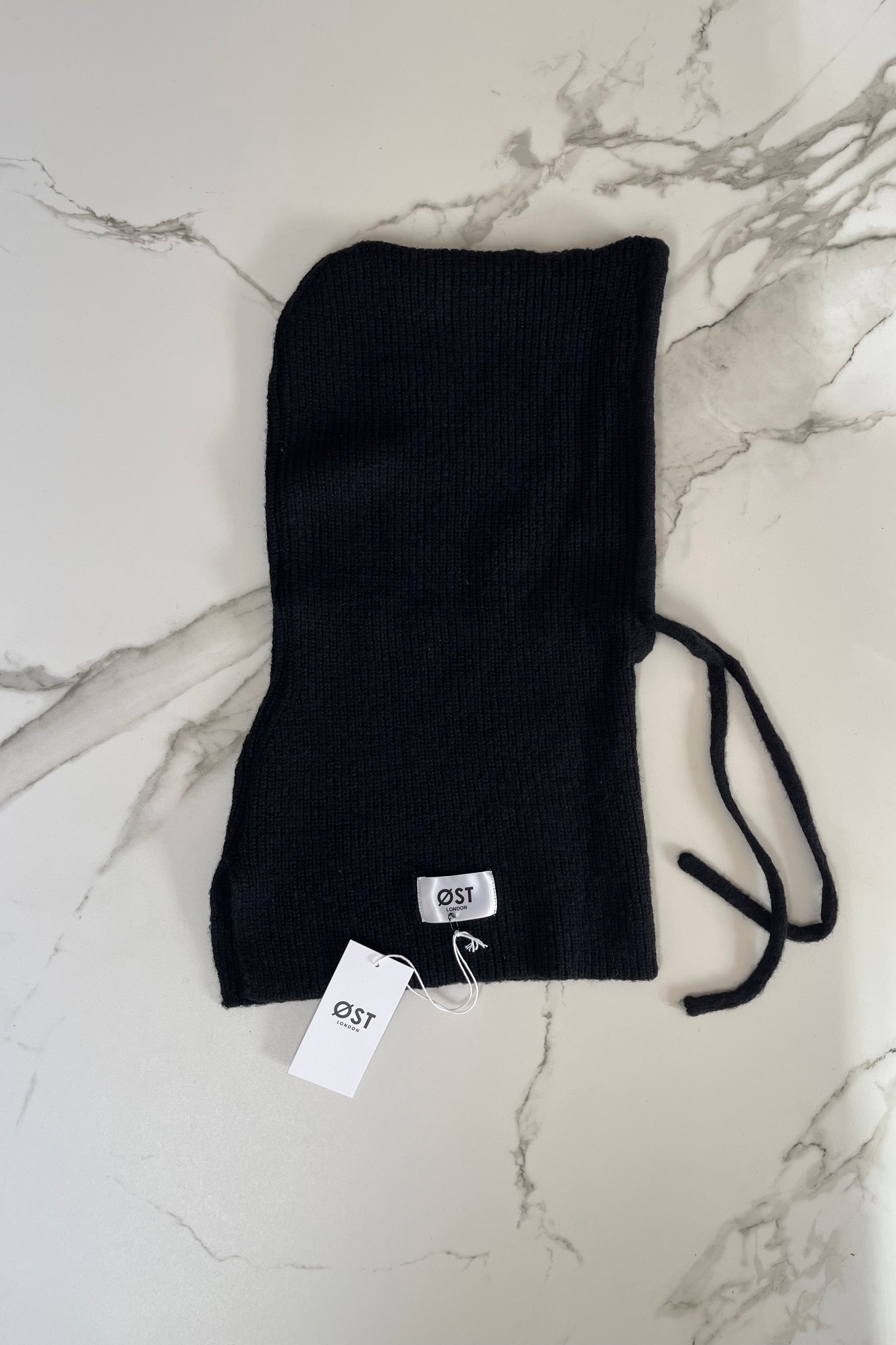 cashmere balaclava Black