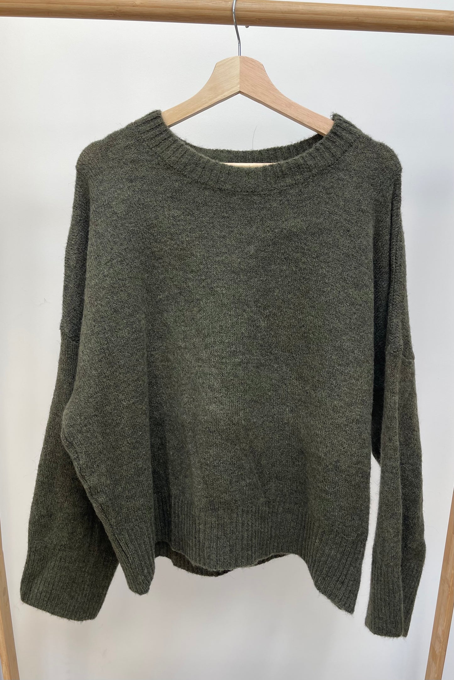 Laura Knitted Jumper -Khaki