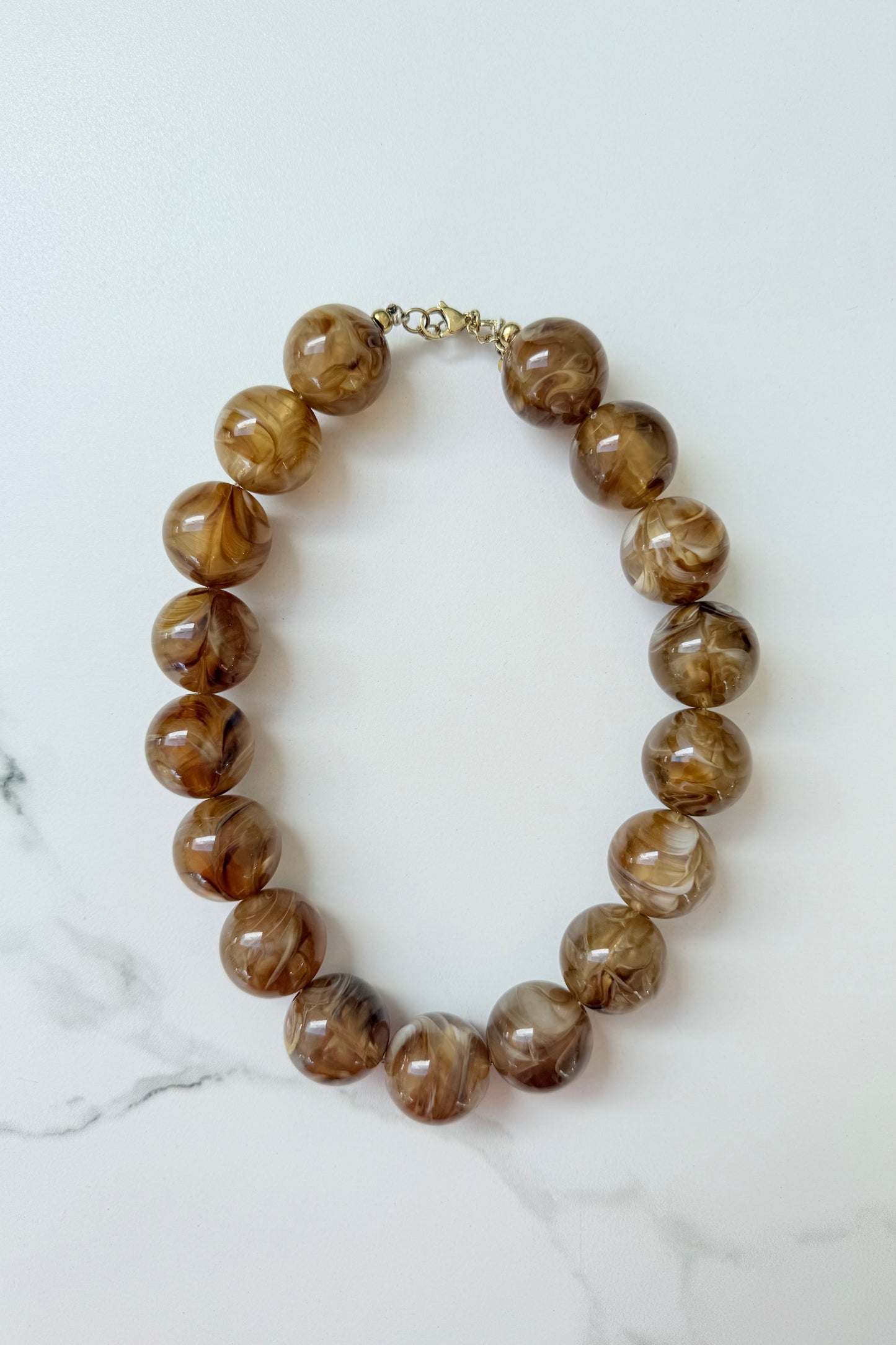 Filippa Statement Necklace-Amber