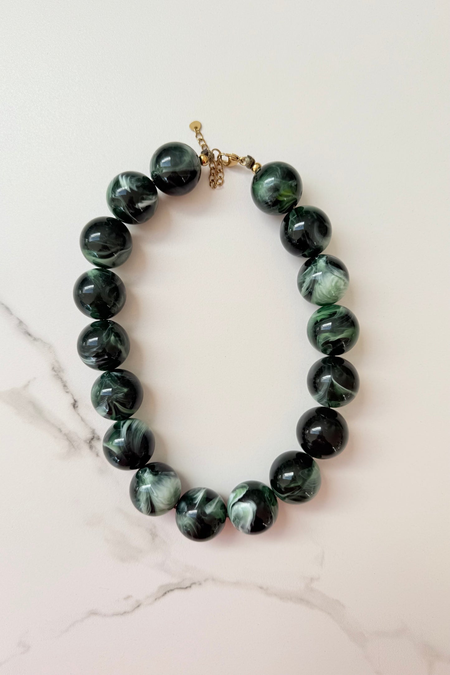 Filippa Statement Necklace -Green
