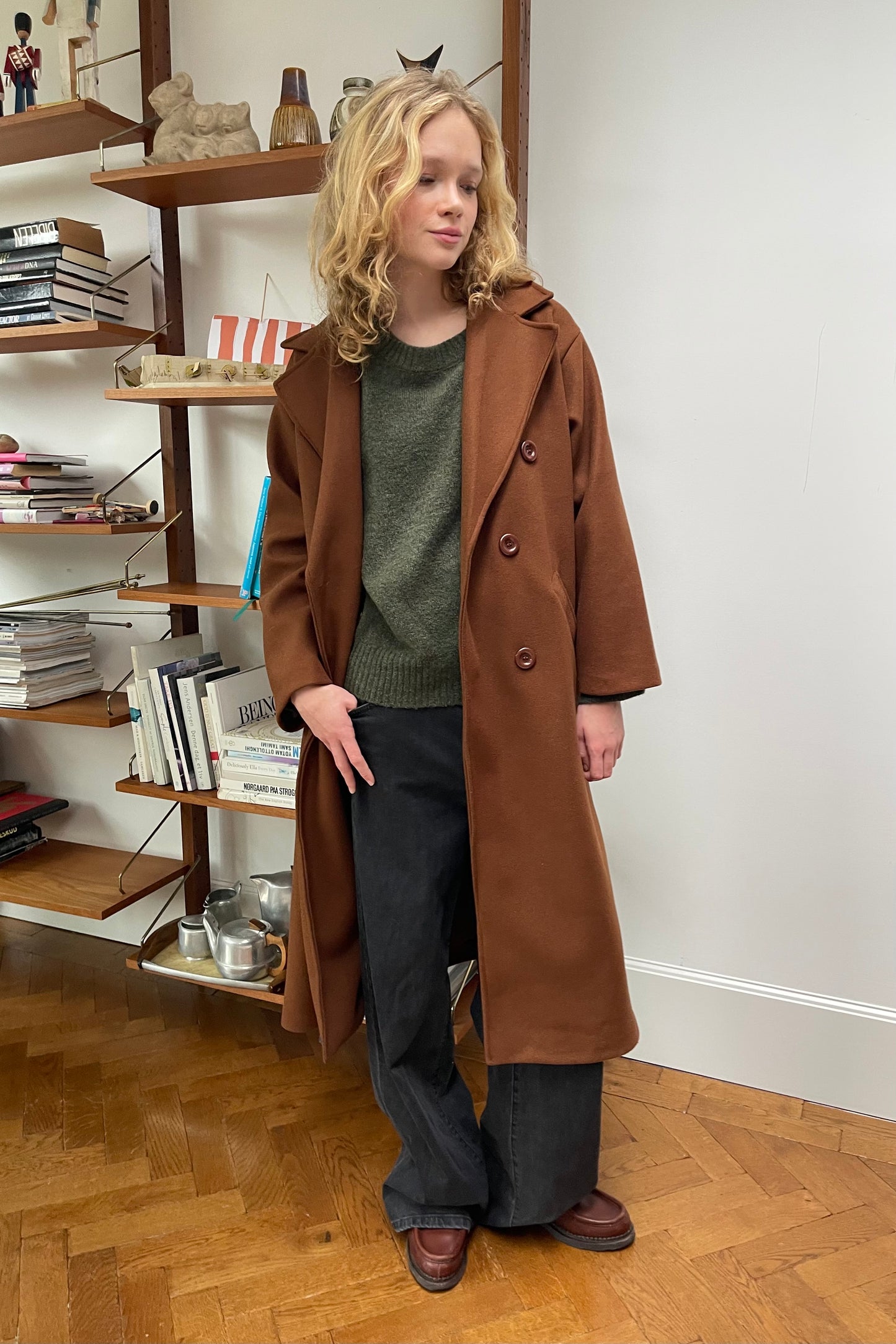 Amalie Coat -Brown