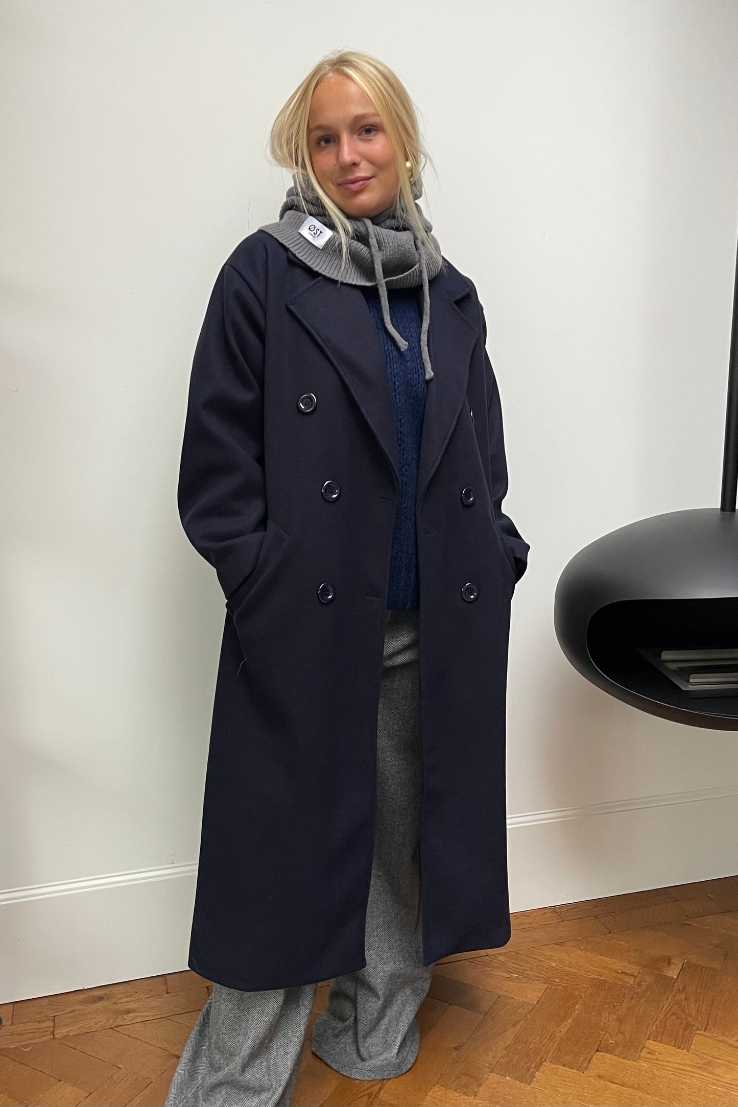 Amalie Coat -Navy