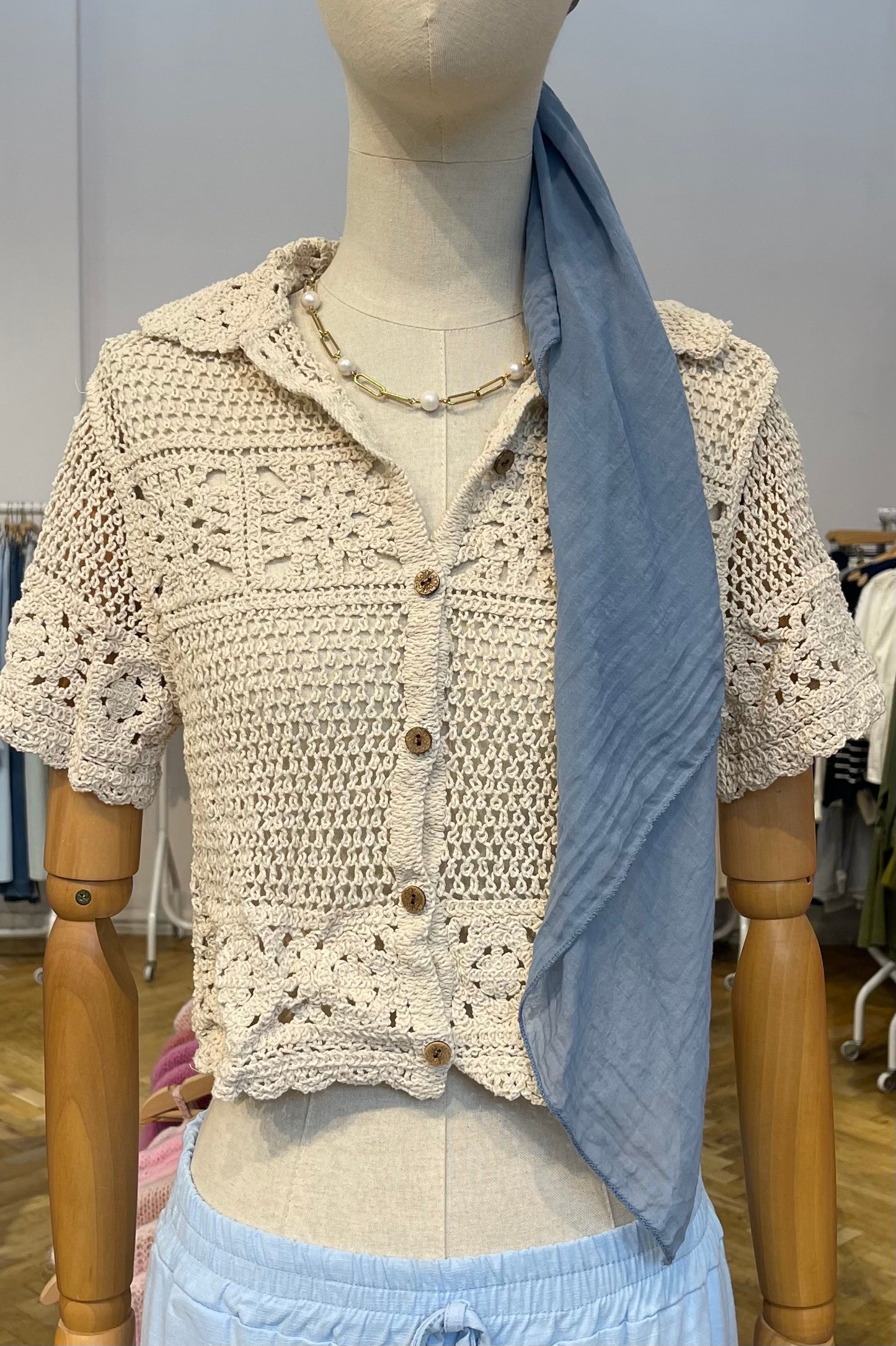 Dagmar Crochet Blouse