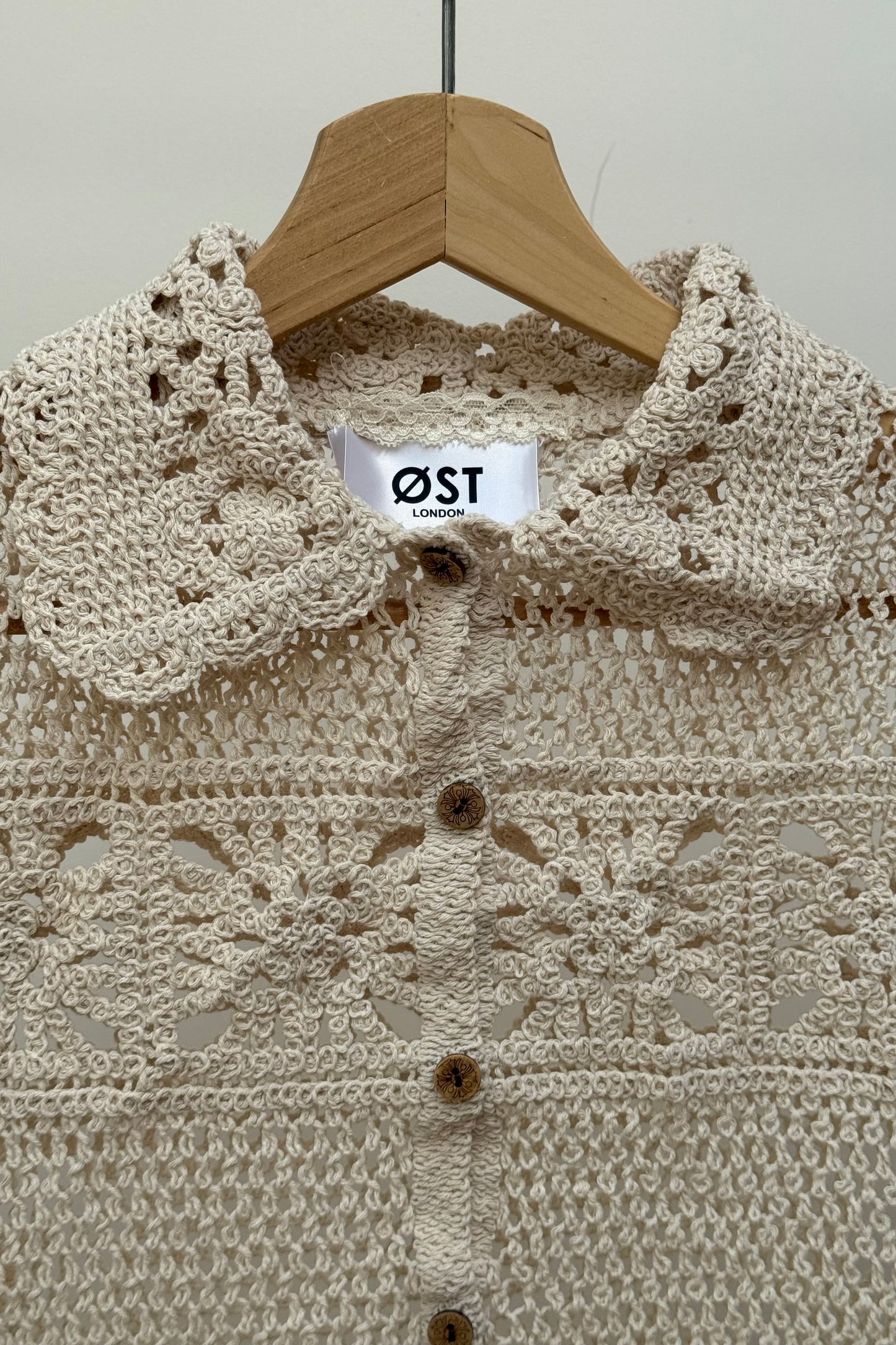 Crochet shirt blouse