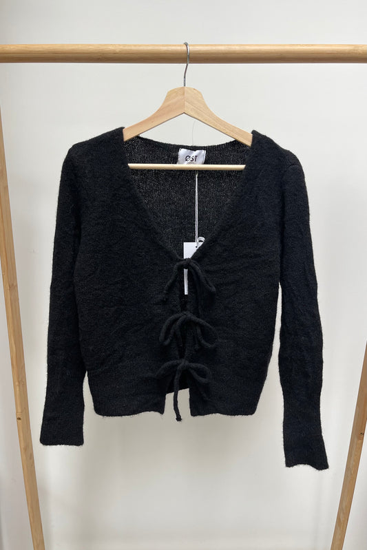 Nora Bow Knit -Black