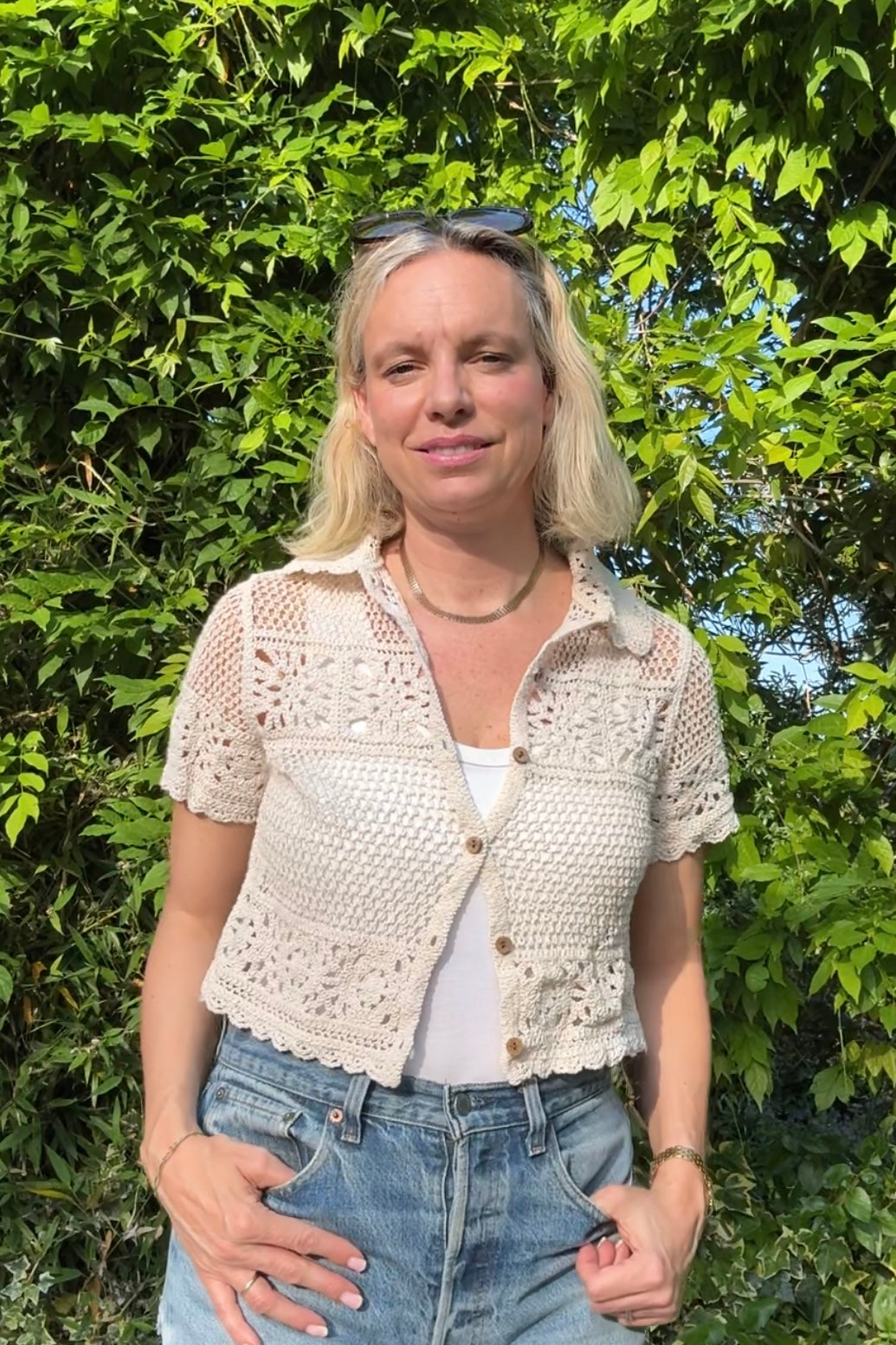 Dagmar Crochet Blouse