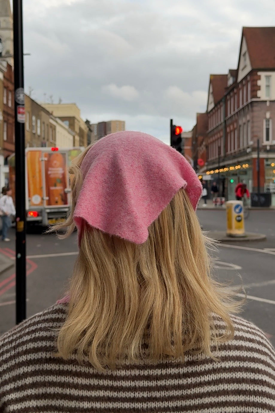 Mynte Triangel Scarf -Candy Pink - Øst London