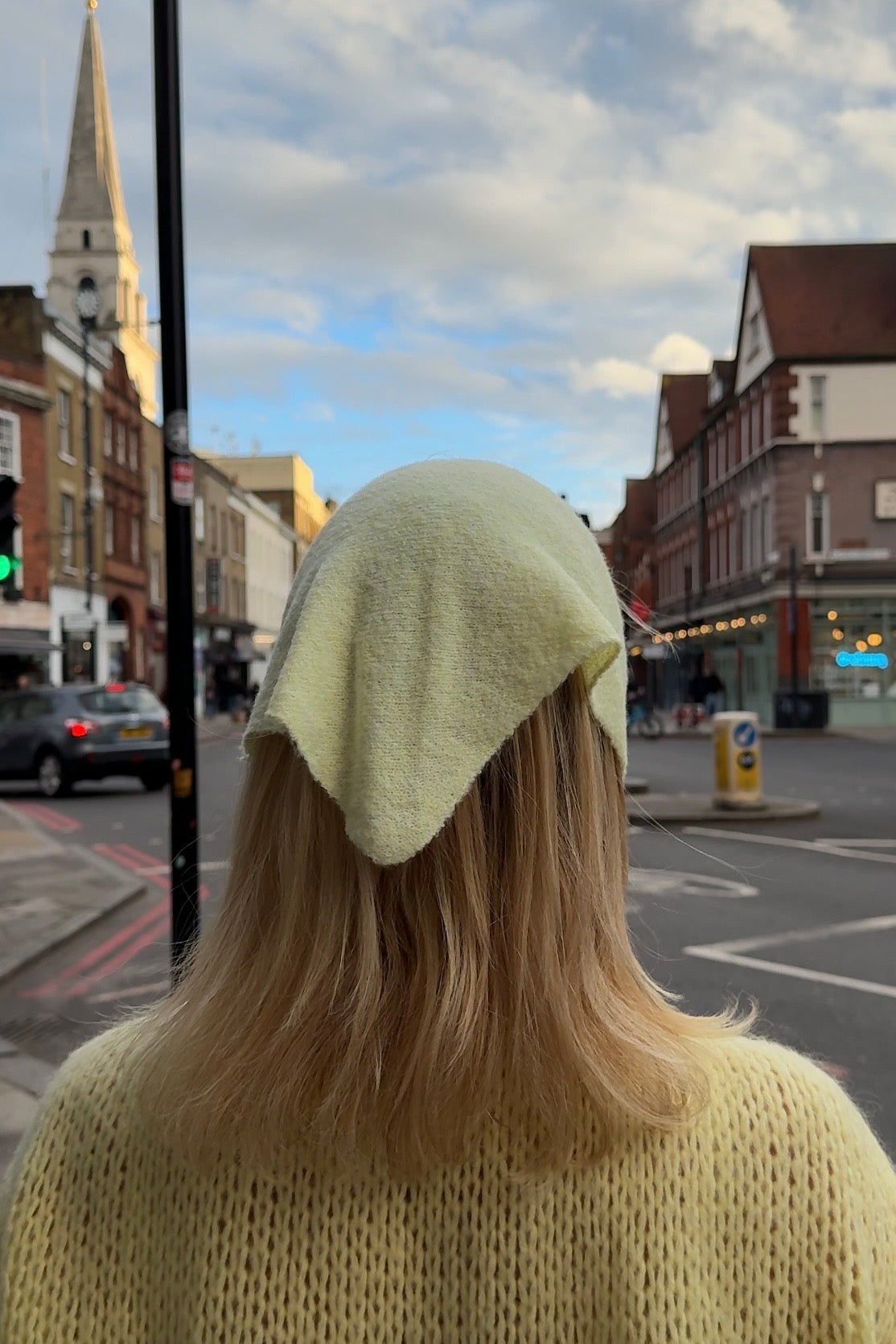 Mynte Triangel Scarf -Lemon - Øst London