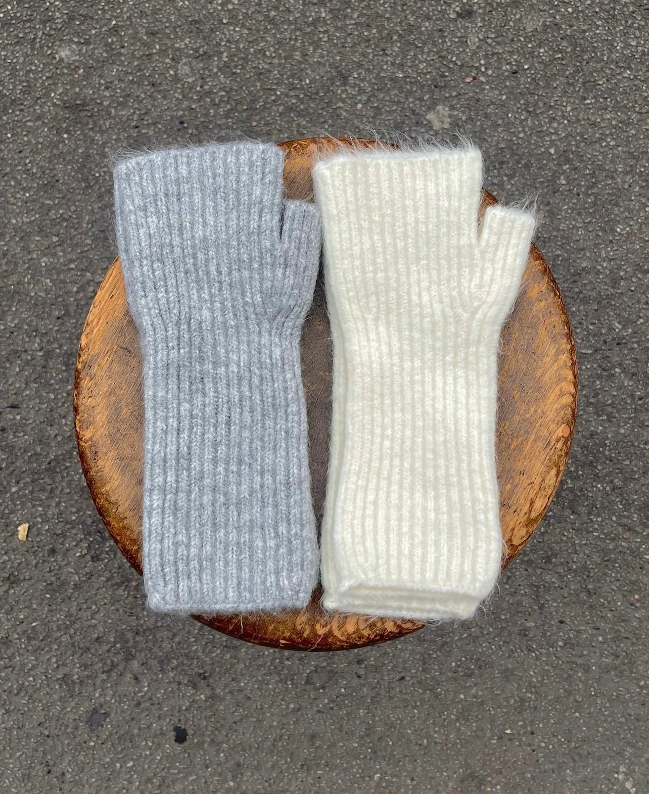 wool mittens fingerless gloves