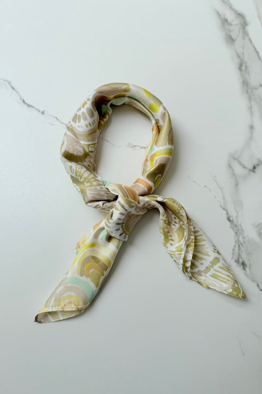 Vilja Scarf -Yellow Beige