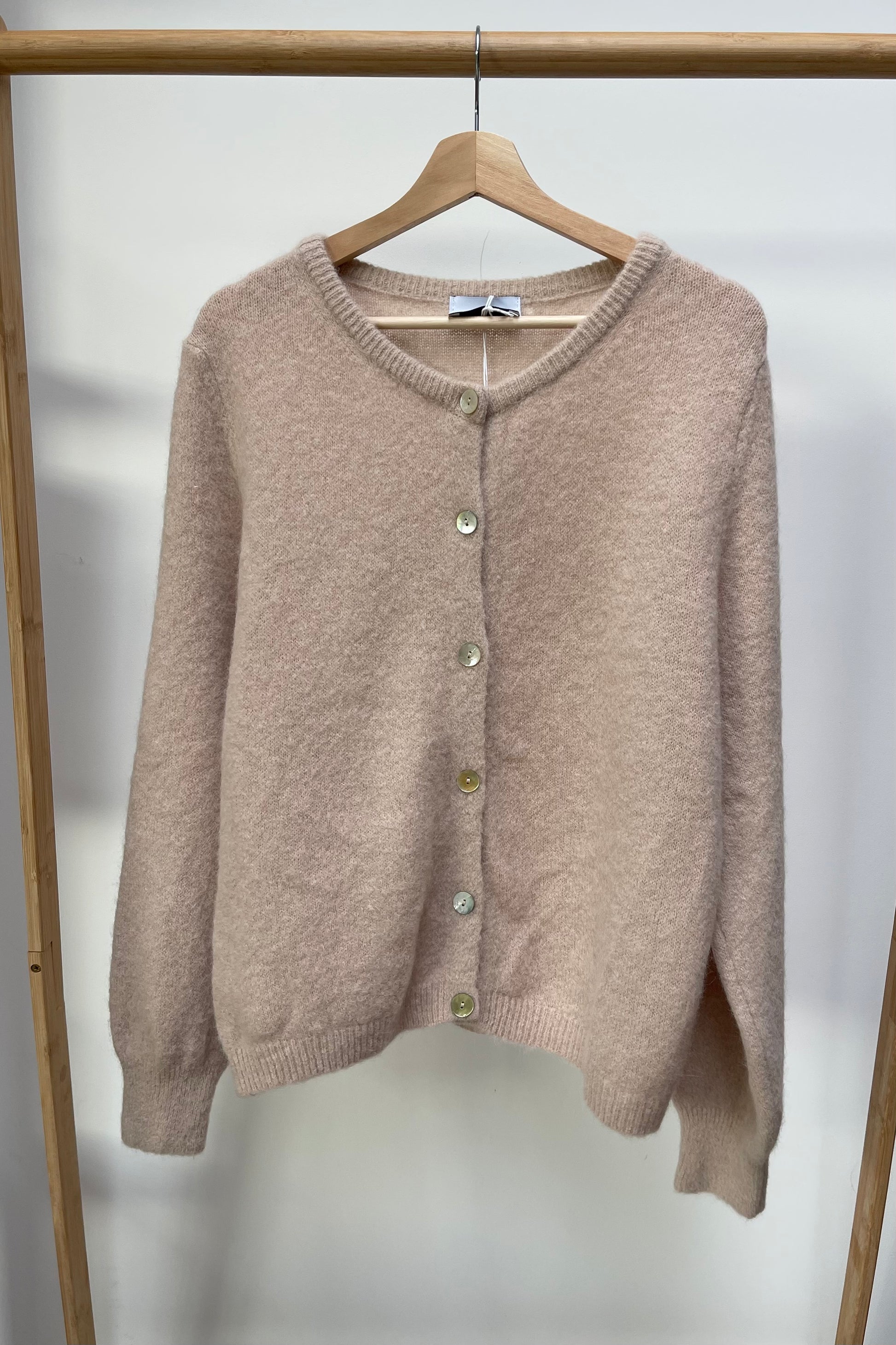  Alpaca Cardigan -Beige