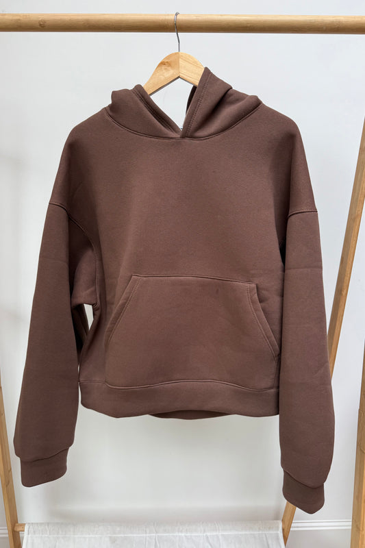 Majken Oversized Hoodie -Brown