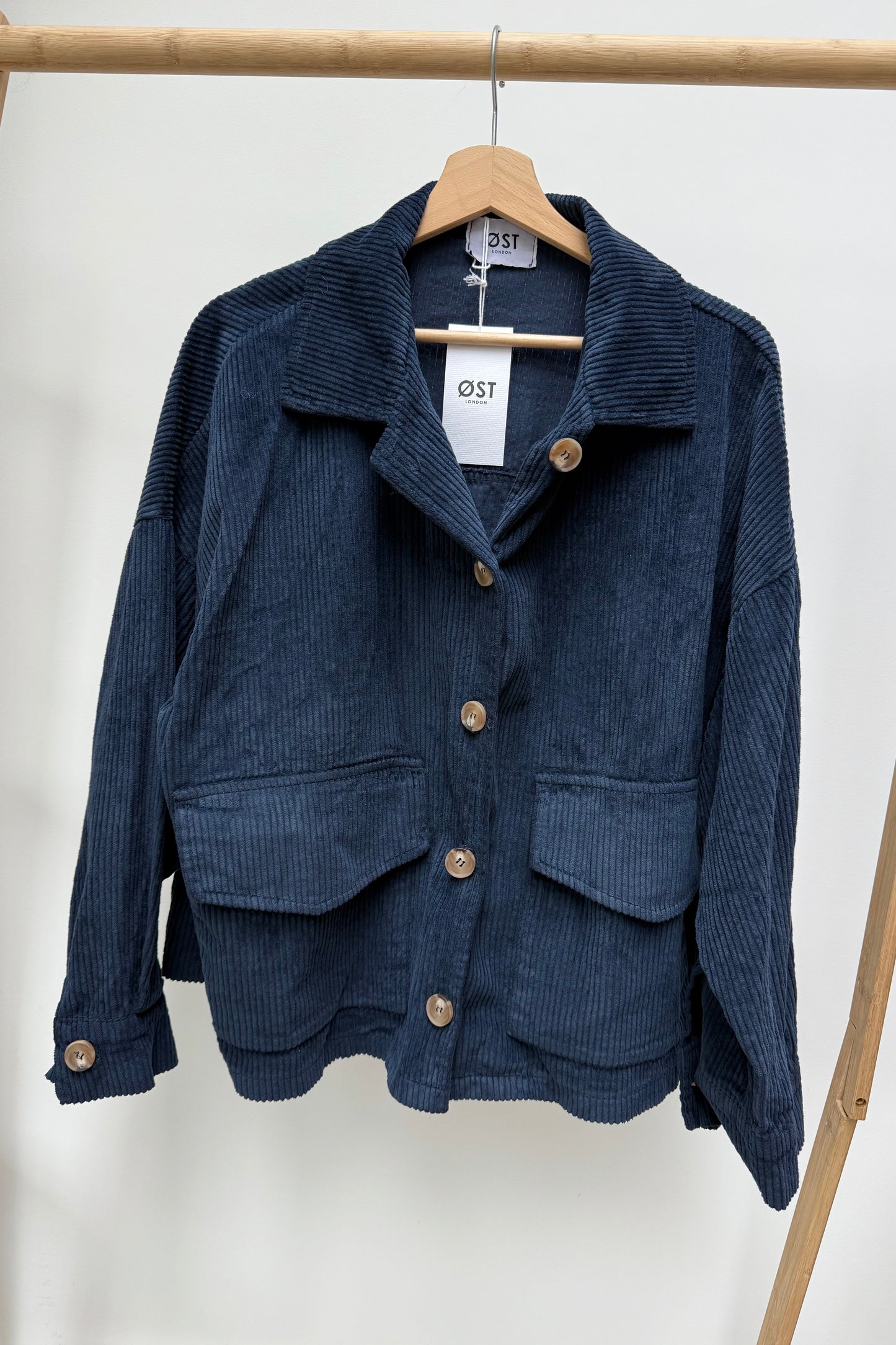 Janne Corduroy Jacket -Navy
