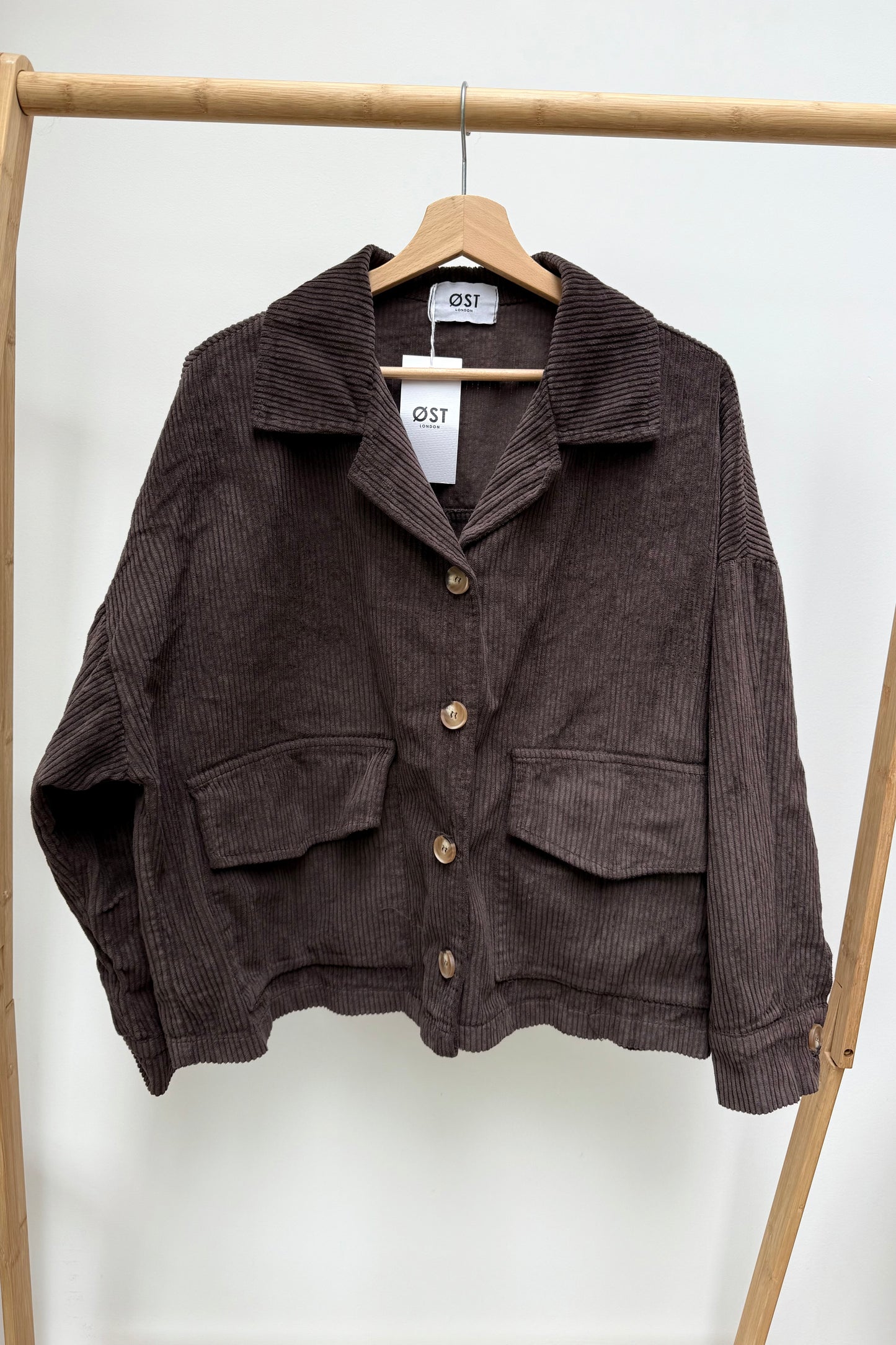 Janne Corduroy Jacket -Chocolate