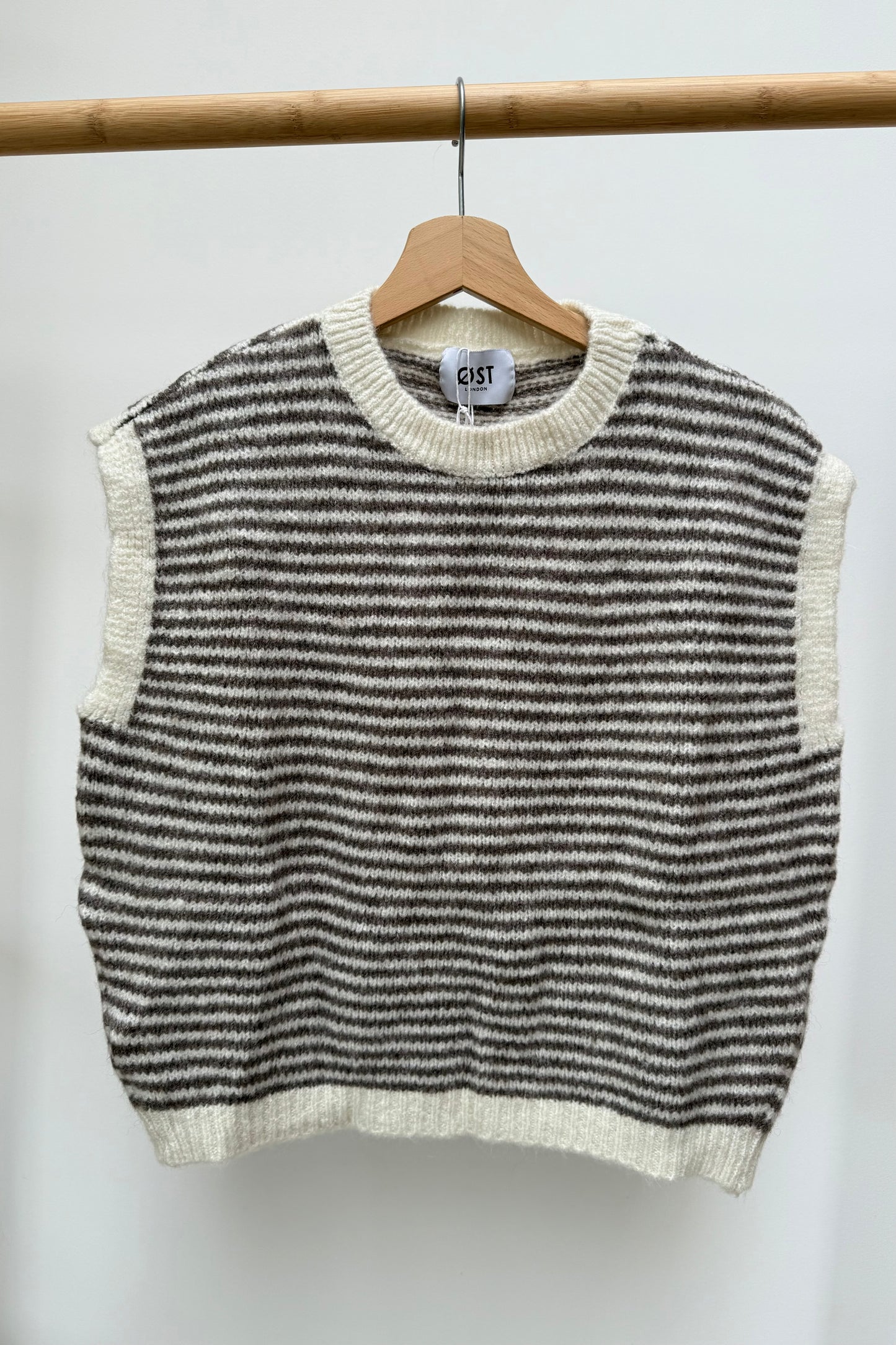 Alma Wool Vest -Cream
