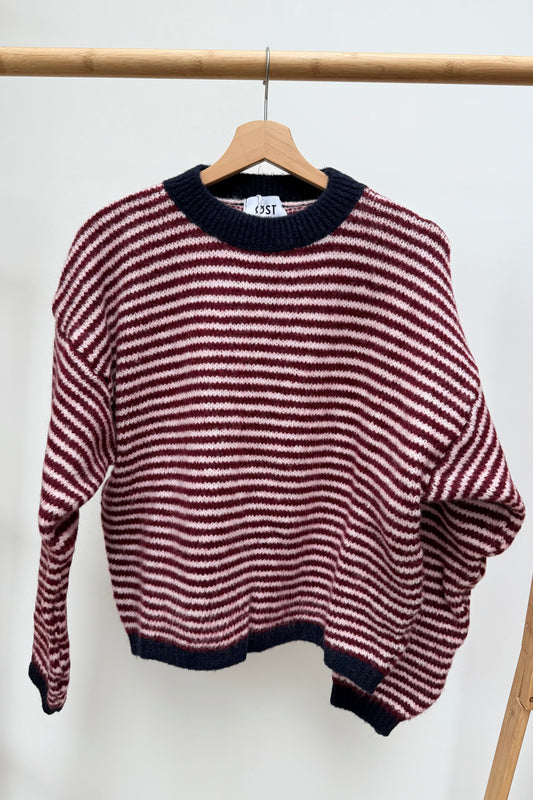 Nanna Wool Jumper -Burgundy