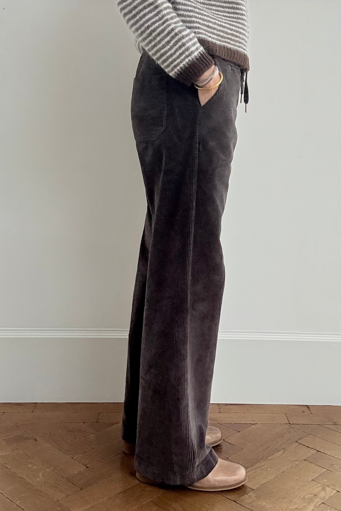 Anette Corduroy Trousers -Chocolate