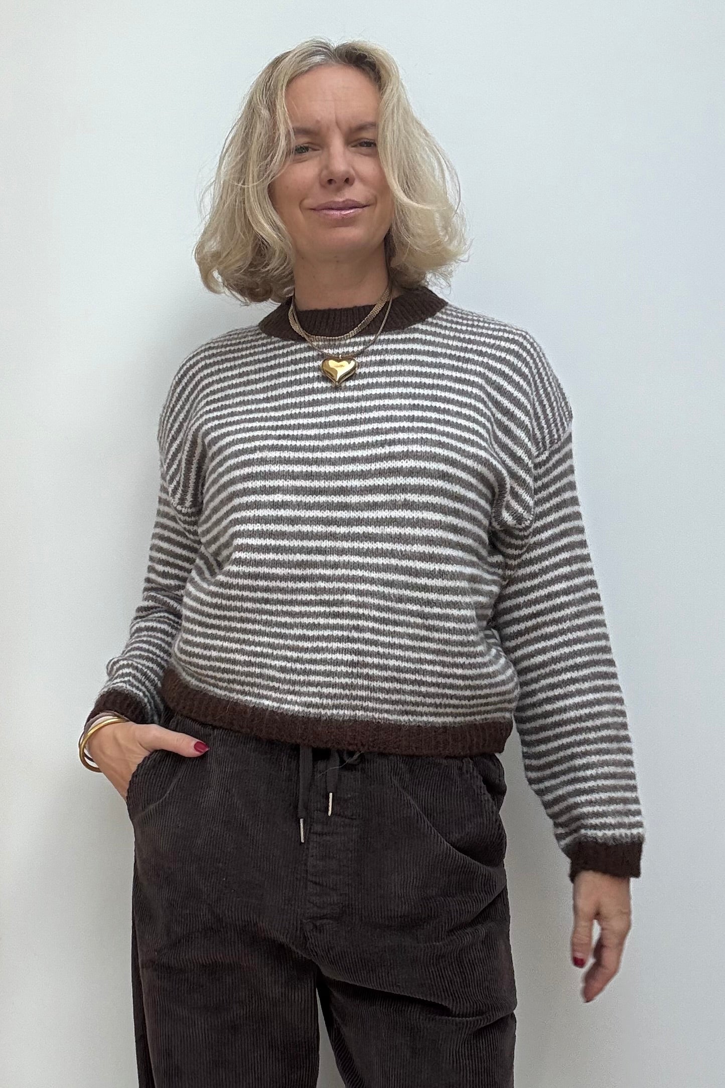 Nanna Wool Jumper -Brown