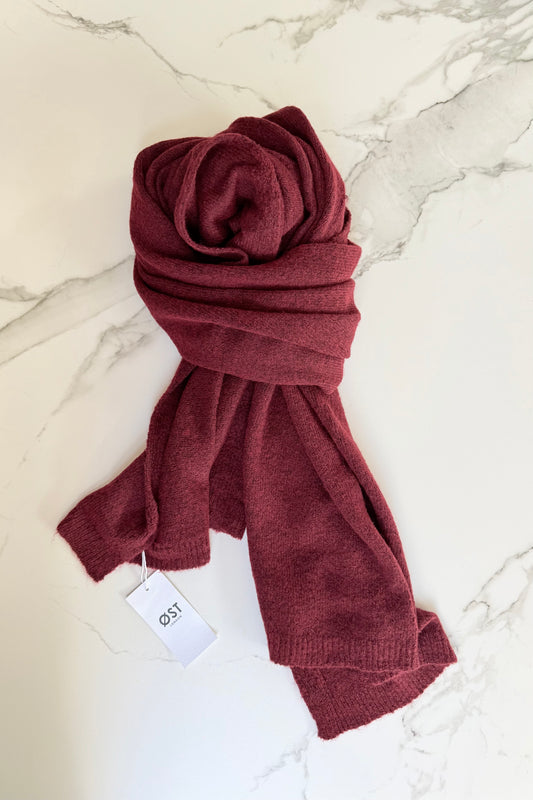 Copenhagen Scarf -Burgundy - Øst London