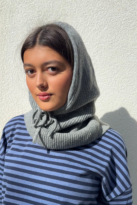 Rikke Cashmere Balaclava -Light Grey
