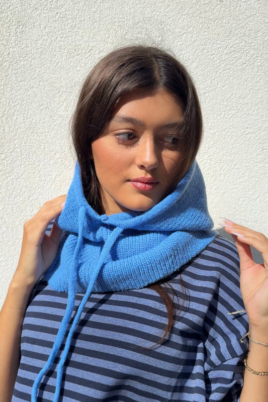 Rikke Cashmere Balaclava -Cornflower Blue