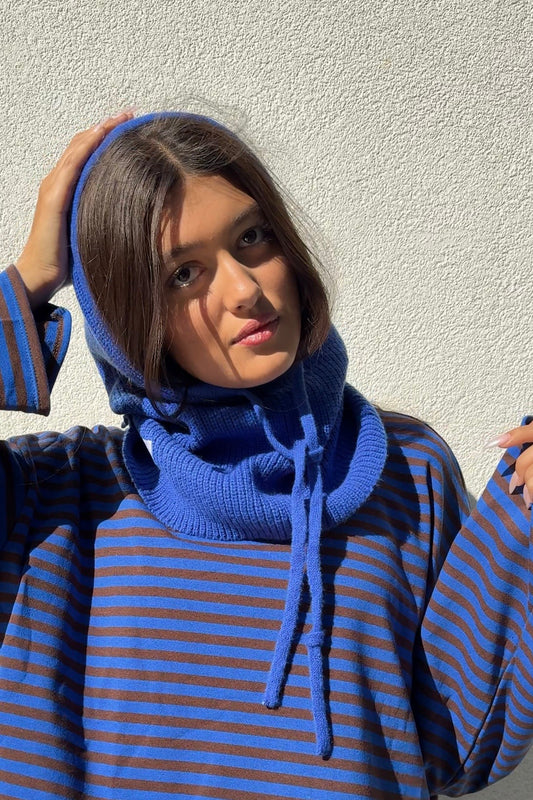Rikke Cashmere Balaclava -Royal Blue