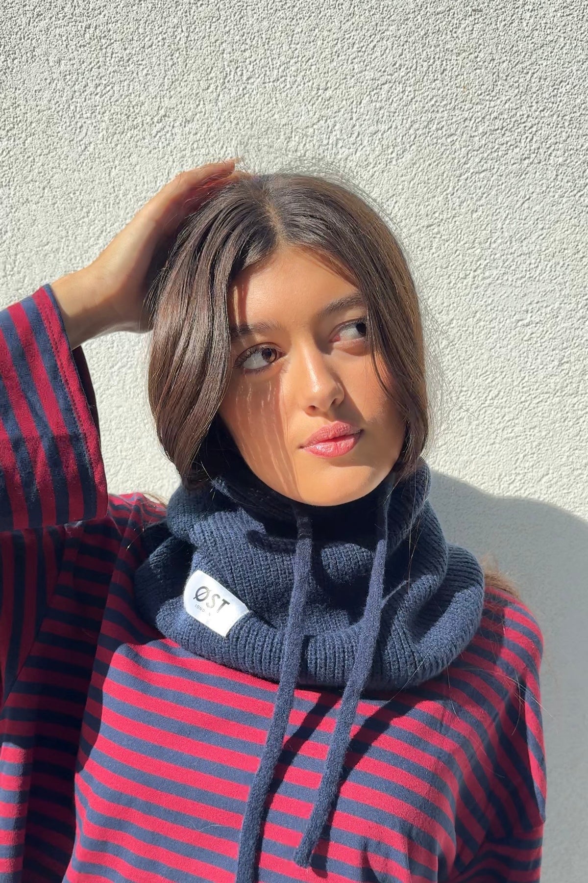 Rikke Cashmere Balaclava -Navy - Øst London
