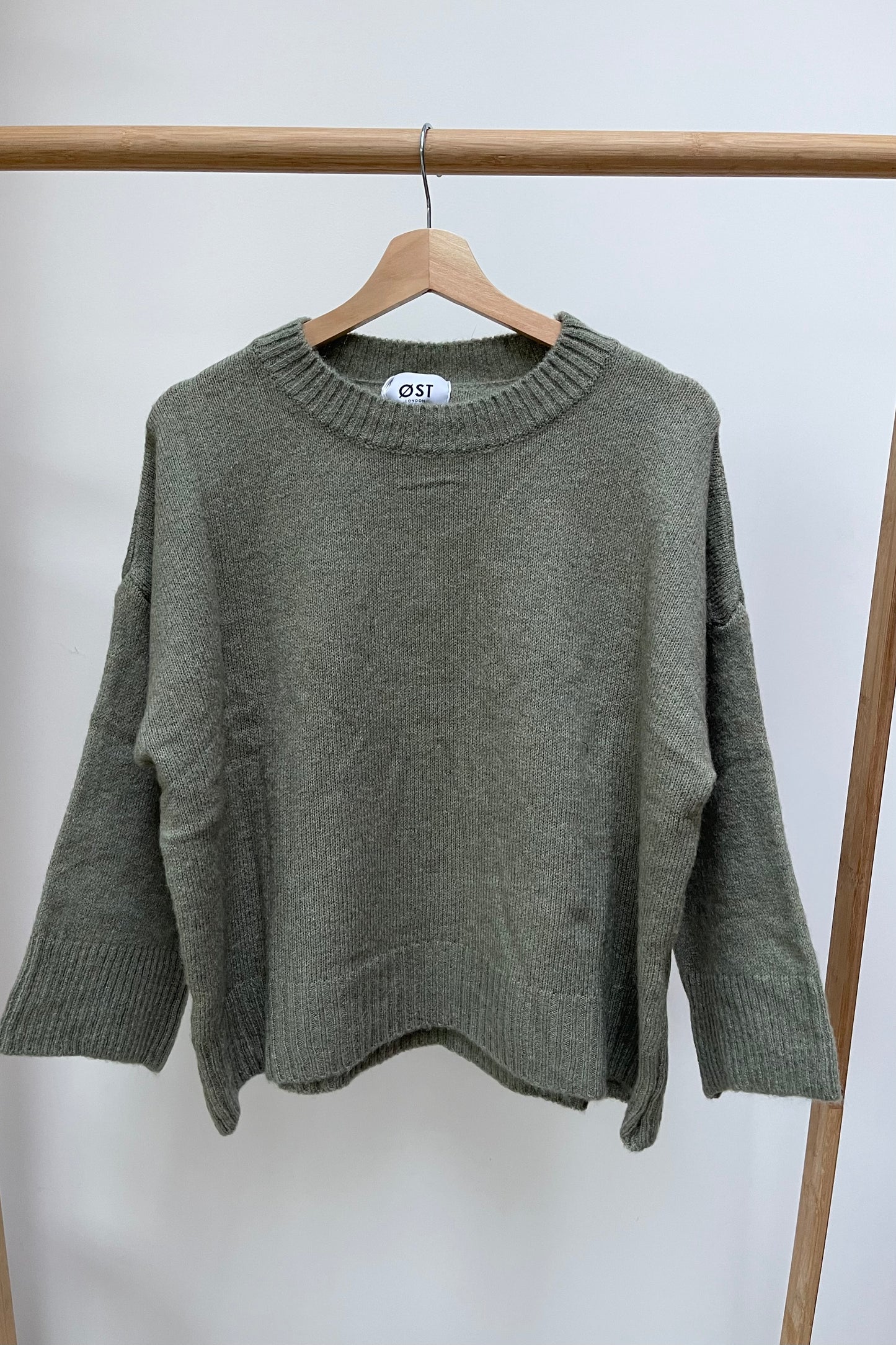 Laura Knitted Jumper -Leaf