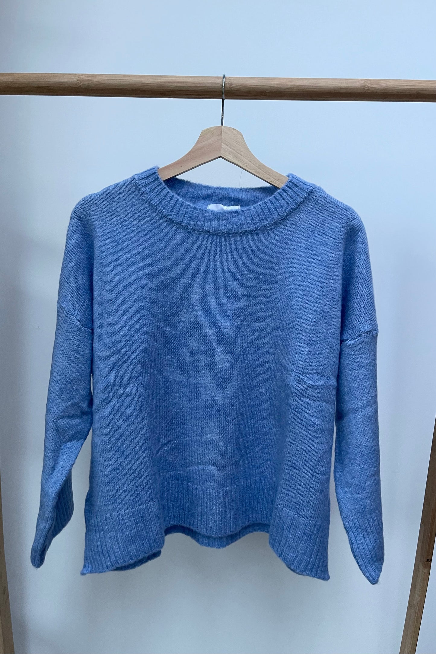 Laura Knitted Jumper -Cornflower Blue