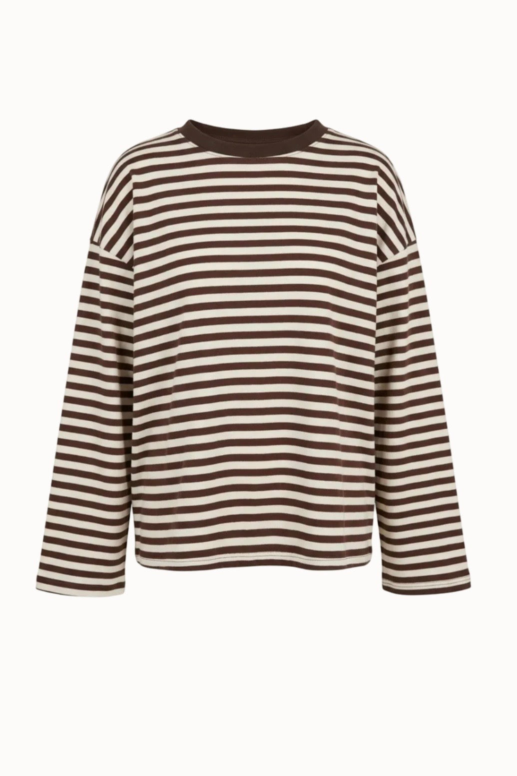 Anna Crewneck -Brown - Øst London