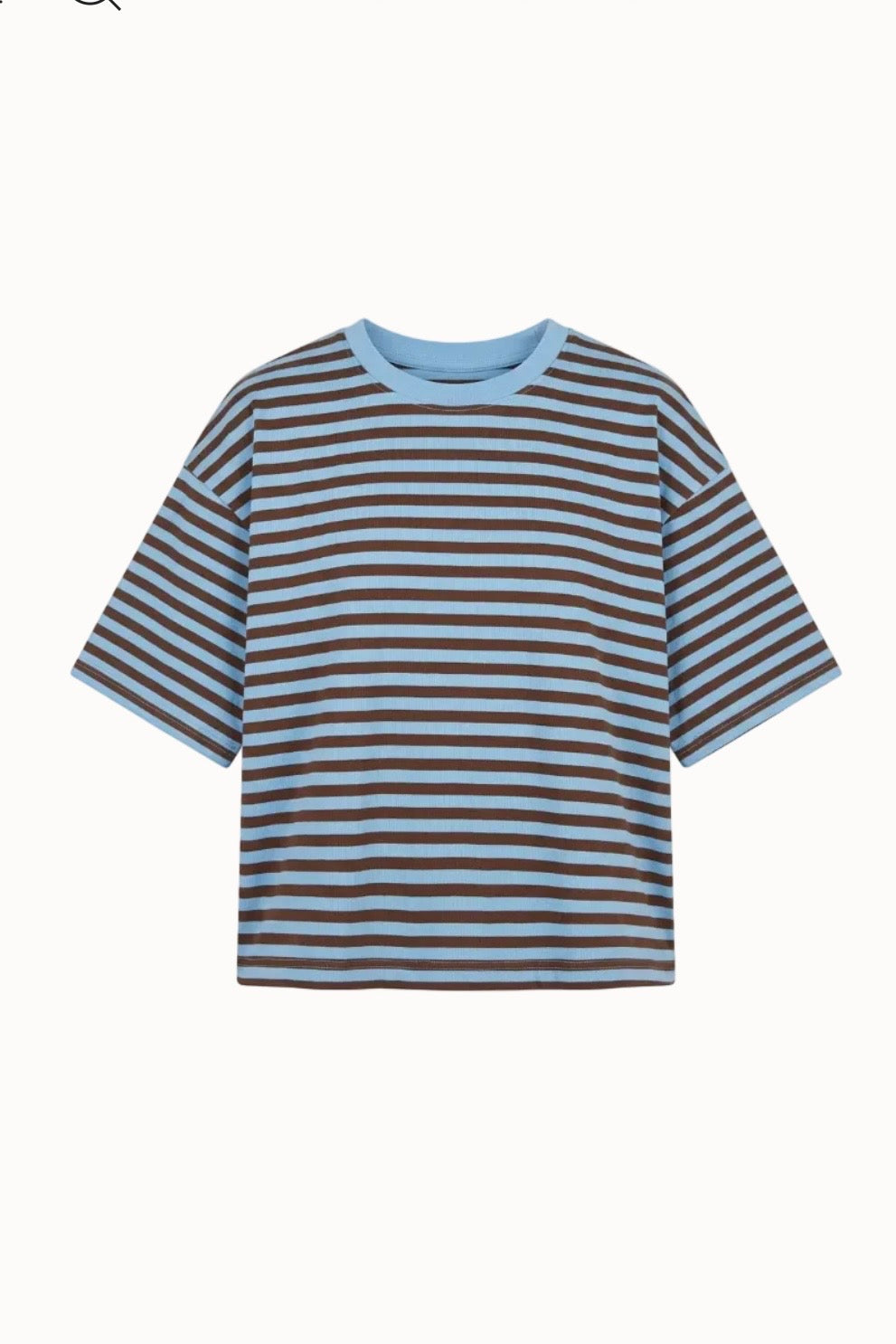 Else Striped T-Shirt -Brown/Blue