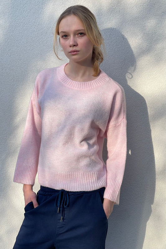 Laura Knitted Jumper -Light Pink