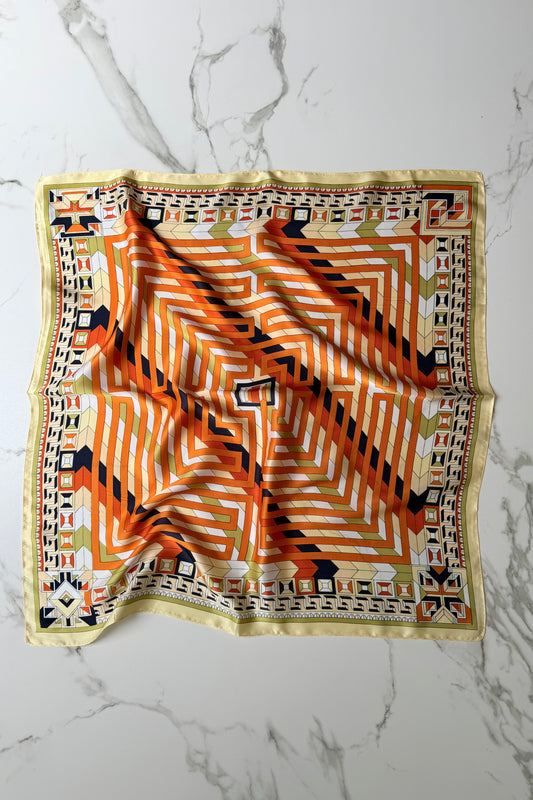 Vilja Scarf -60s Orange
