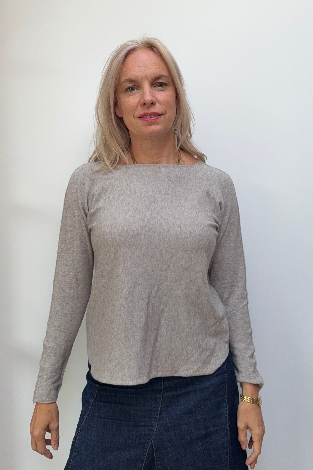 Sidse Base Layer Knit -Taupe - Øst London