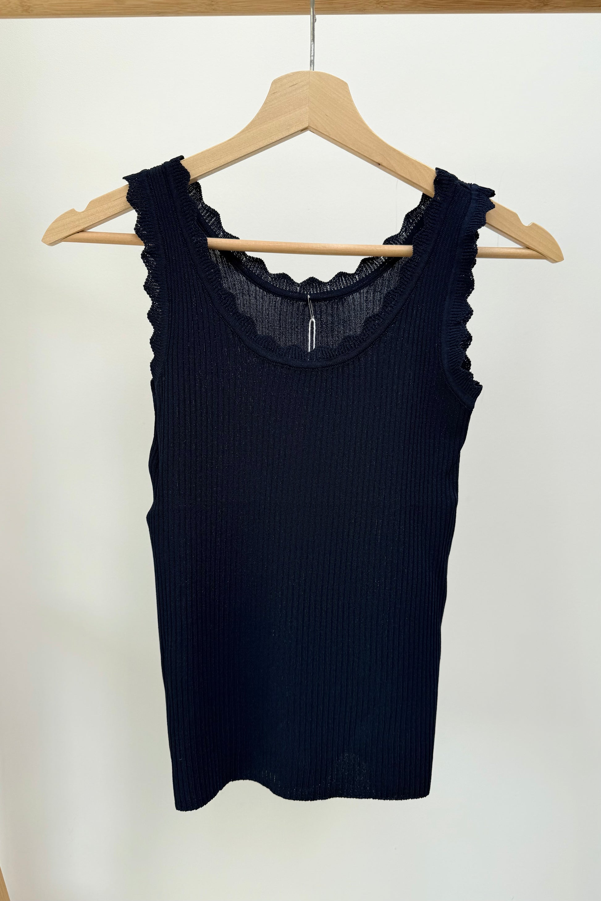 Andrea Tank Top -Navy - Øst London