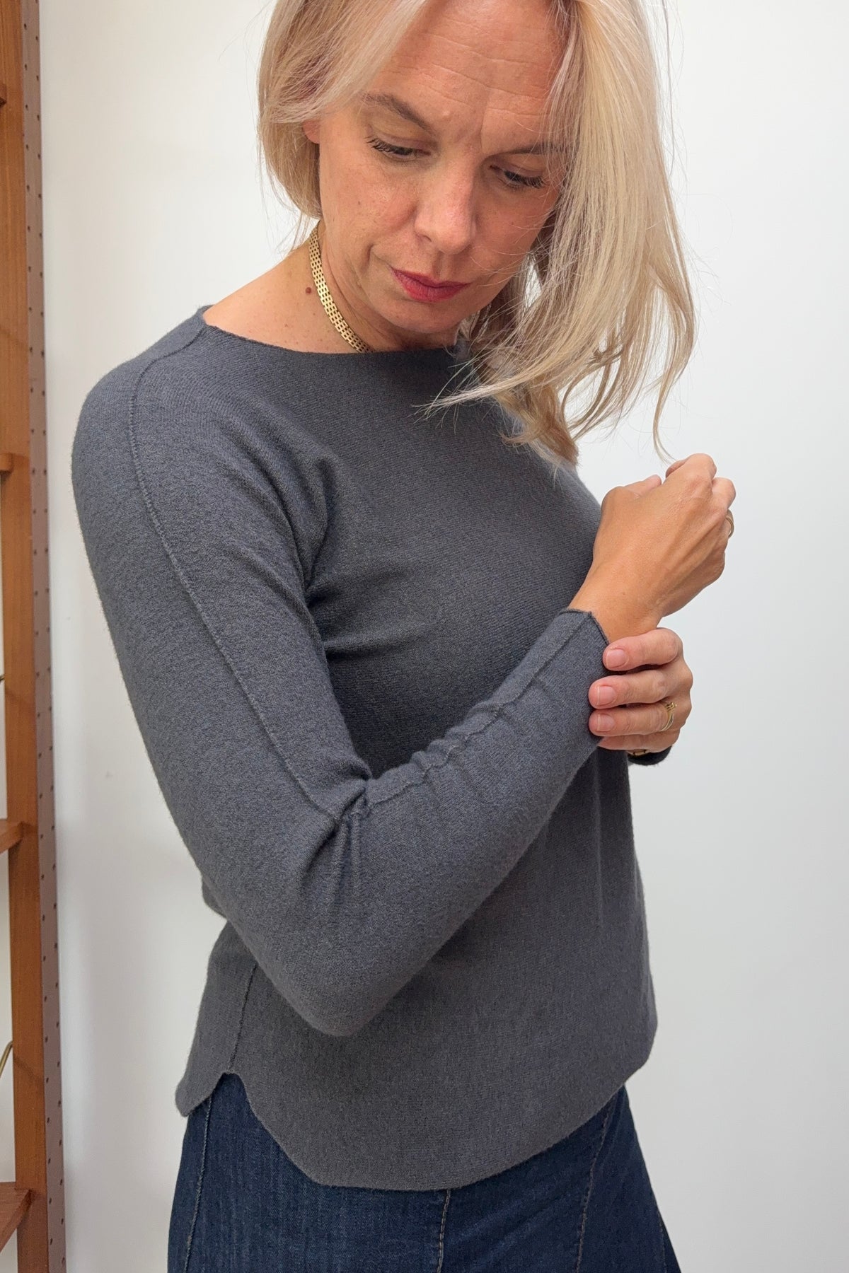 Sidse Base Layer Knit -Charcoal