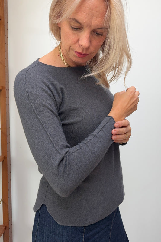 Sidse Base Layer Knit -Charcoal